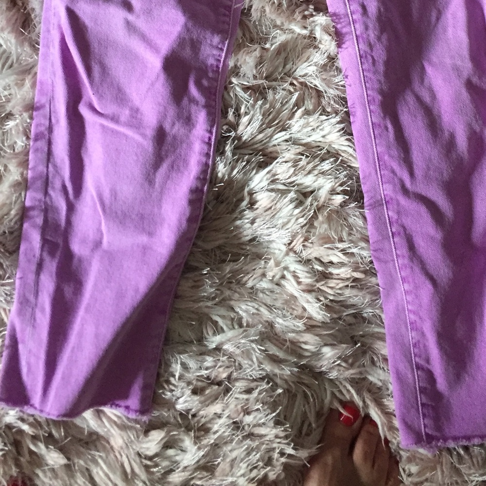 J. CREW PURPLE TOOTHPICK JEANS - Picture 4 of 4